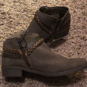 Brown booties
